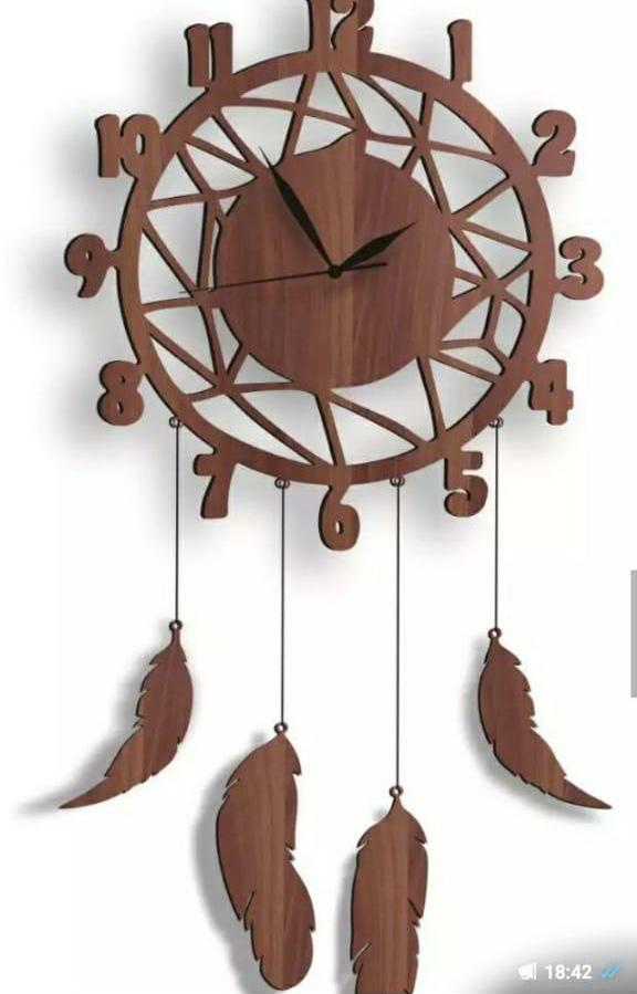 Dream Catchers Wall Clock - Ex And Next