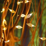 Crystal Leaves String Fairy Lights