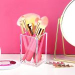 Acrylic Pen Holder Cup, Accessories Makeup Brush Desk Storage Box