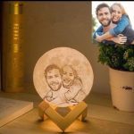 Customize Moon Lamp – 13cm ( Picture )