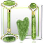 3PCS Jade Roller Set with gua sha set