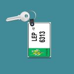 Customized Name Plate Keychain