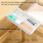 Self-adhesive Desk Drawer Makeup And School Stationery Organizer Storage Box (Copy)