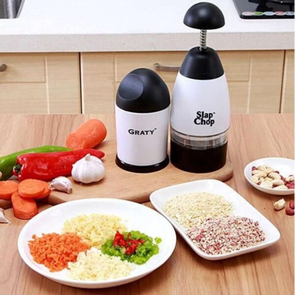 Slap Chop & Graty Combo Food Chopping machine Garlic Triturator Food Chopper  Slap Chop Fruit Vegetable Grater Kitchen Tool - AliExpress