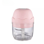 Garlic Grinder Usb Electric Food Chopper Grinder; Electric Food Chopper Rechargeable Wireless Kitchen Vegetable Mincer