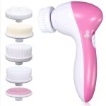 5 In 1 Electric Facial Cleansing Brush Face Wash Brush Body Massager Pore Cleaning Skin Care Tool