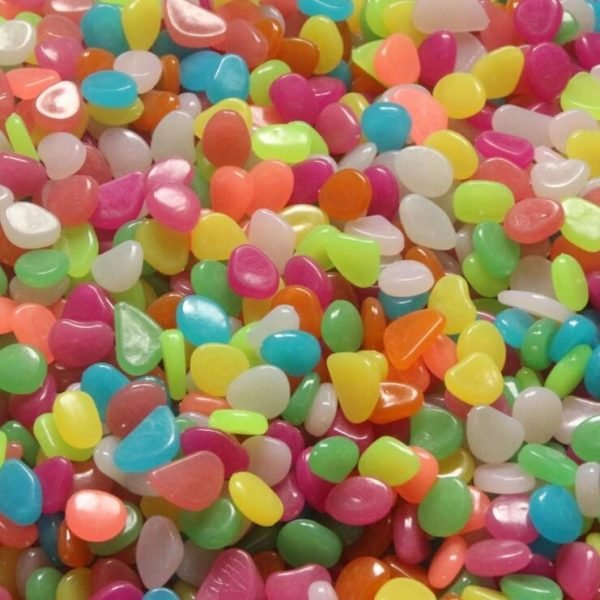 Colorful Glowing Luminous Stones ( 100 Pcs Pack )