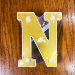 Led Alphabet Letter “n” Light Up Marquee Letters For Night Light Wedding Birthday Party