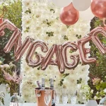 7 Letter Engaged – Golden Alphabet Foil Balloons