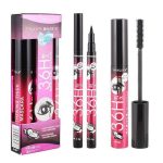 Liquid Eyeliner Pencil+waterproof Mascara Set Cosmetics New Brand Eye Liner Thick Curling Mascara Eyebrow Pencil Makeup Yanqina