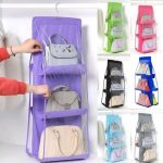 6 Pockets Hanging Purse Organizer