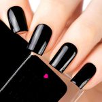 Black Peel Of Nail Polish