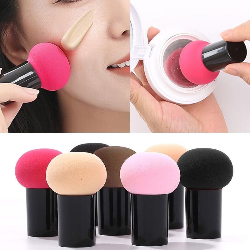 Sunisa Mushroom Head Beauty Blender Soft Powder Puff With Storage Case For Makeup – Beauty – Foundation