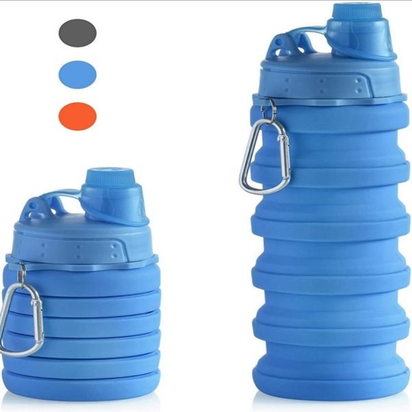 Foldable Silicone Water Bottle – 500ml