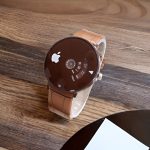 Leather Strap Stylish Watch for Men (brown)