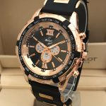 Rubber Strap Analog Watch For Men