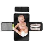 Baby Diaper Changing Mat 2 Pockets For Wipes And Pampers
