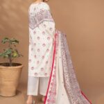 3 Pcs Women Unstitched Doria Lawn Printed Suite3 Pcs Women Unstitched Doria Lawn Printed Suite