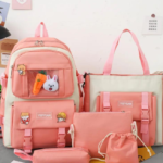 4 pcs girls casual backpack 🎒