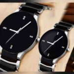 {Pack of 2} Classy Fashionable Gift Watches for Couple - Stainless Steel Chain - Waterproof - BOX PACK